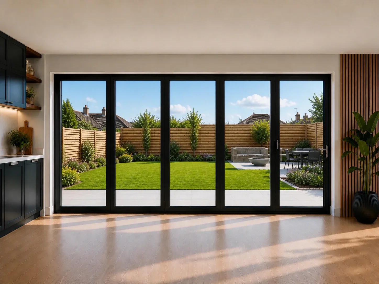 5-Panel Aluminium Bifold