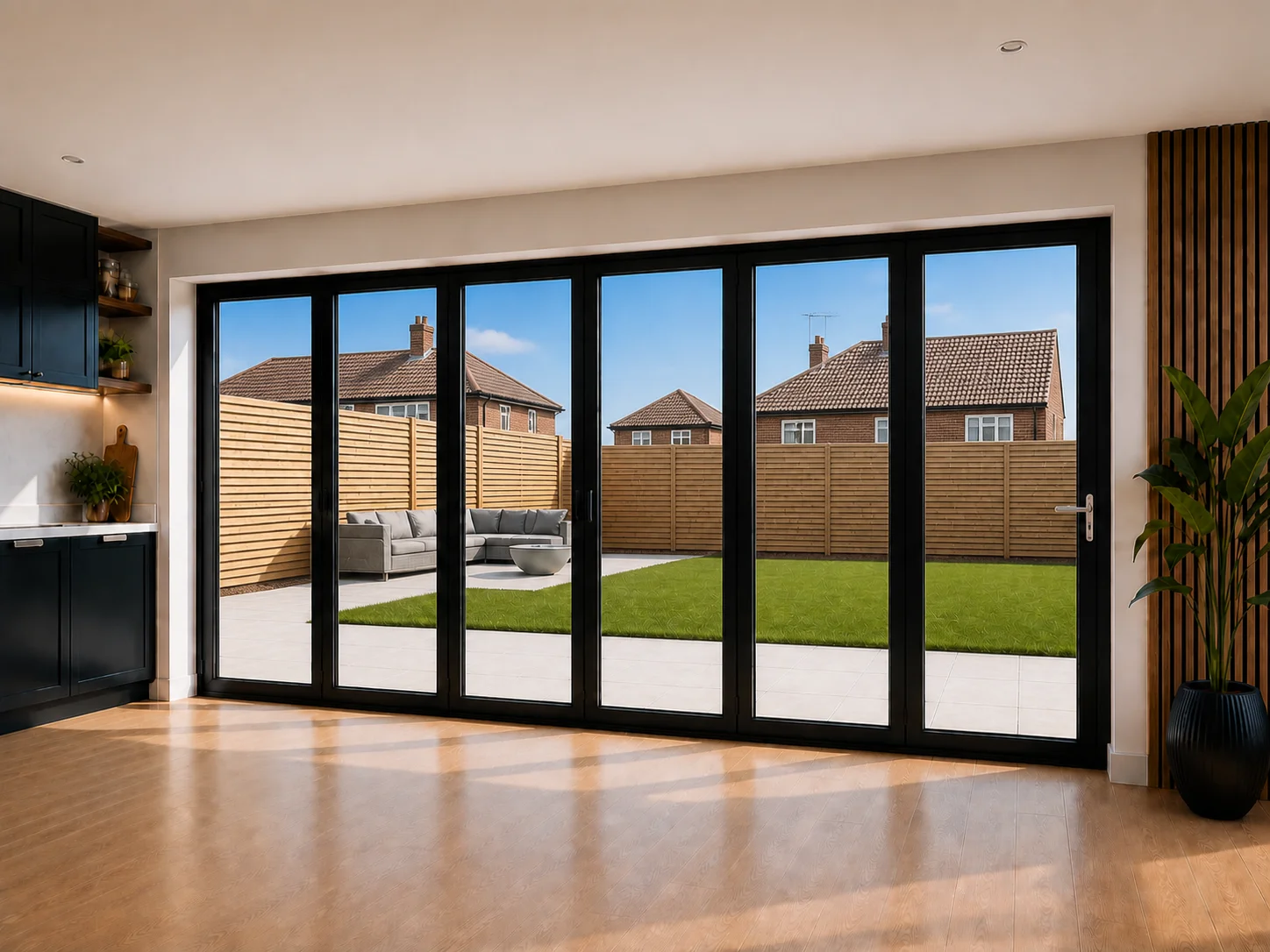 6-Panel Aluminium Bifold