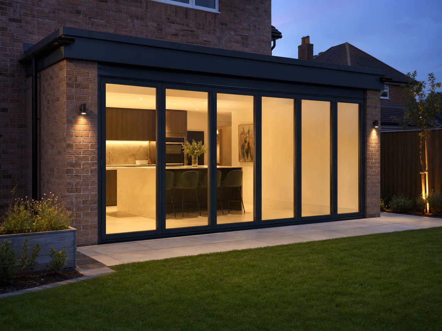 6-Panel Aluminium Bifold