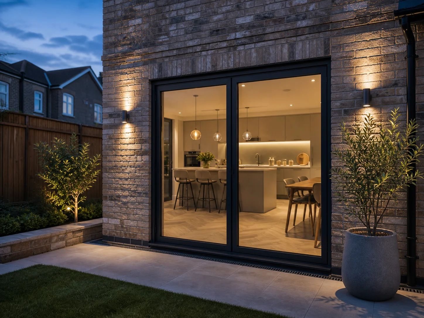 2-Panel Aluminium Bifold