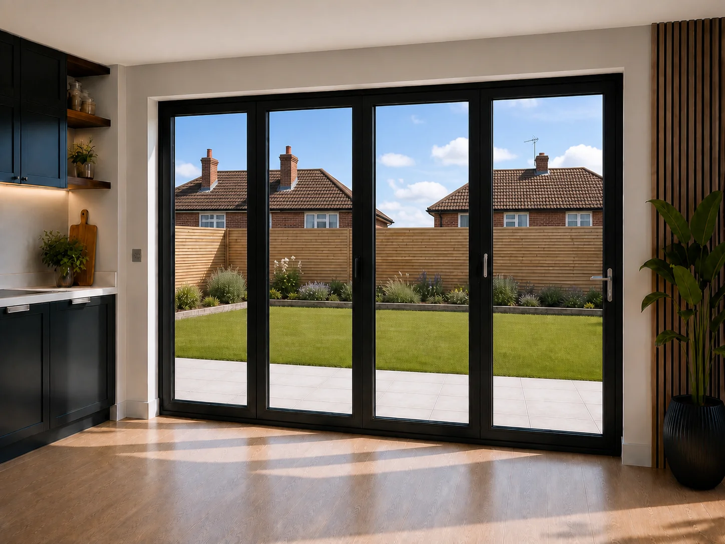 4-Panel Aluminium Bifold