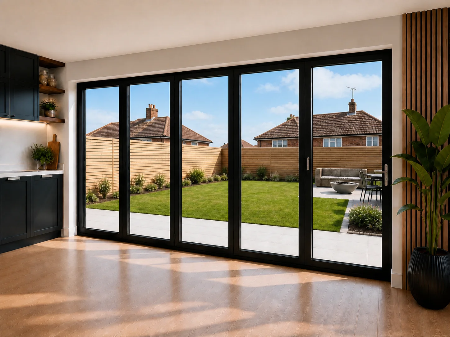 5-Panel Aluminium Bifold