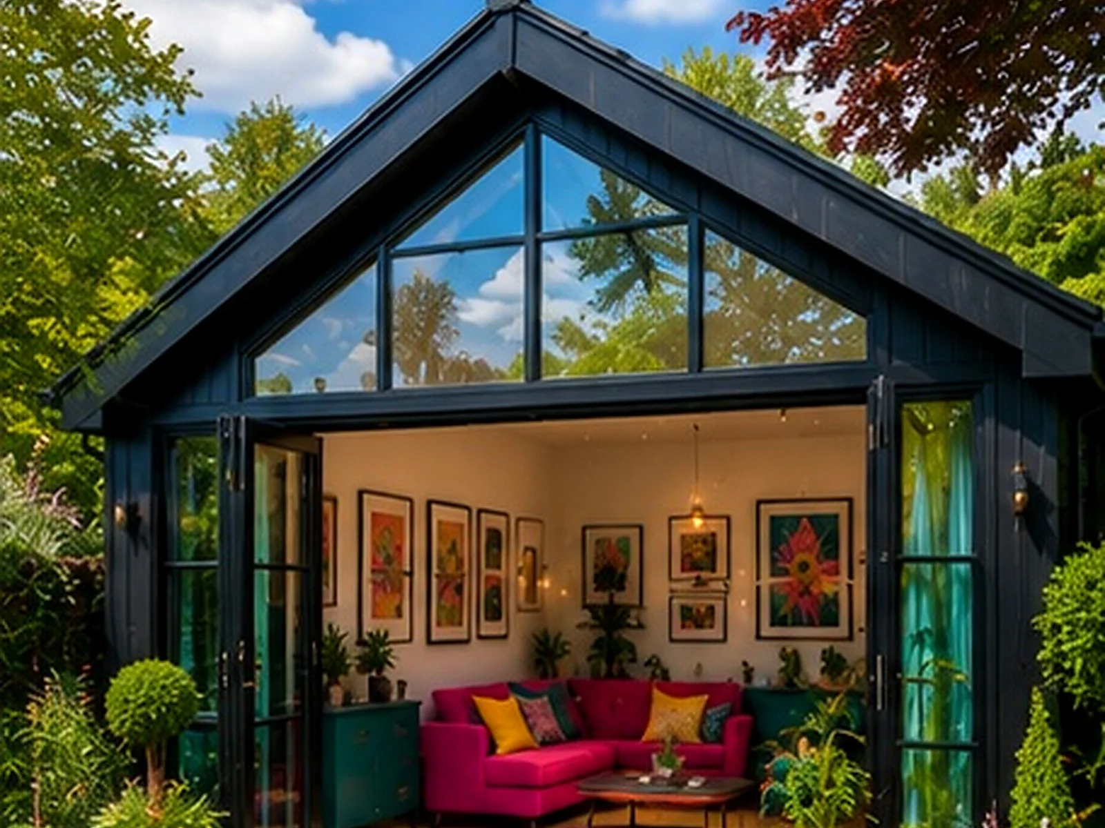Barn-Style Garden Studio